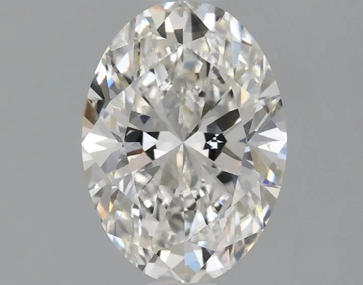 Diamant ovale de 1,20 ct cultivé en laboratoire (couleur F, pureté VS2, IGI)