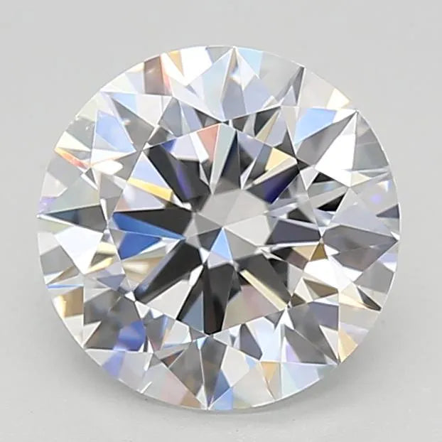 Diamant rond de 1,54 ct cultivé en laboratoire (couleur D, pureté VVS2, ID de coupe, IGI)