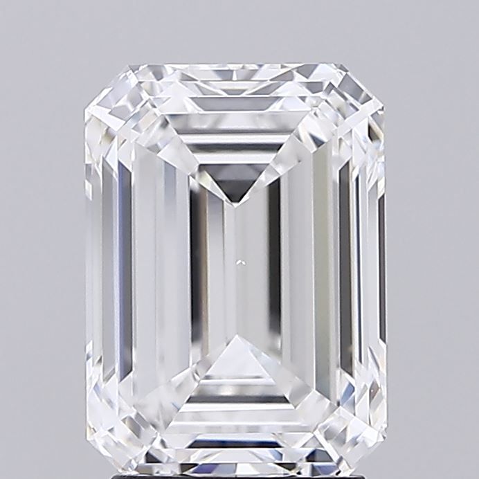 Diamant émeraude E VVS2 de 3,00 carats