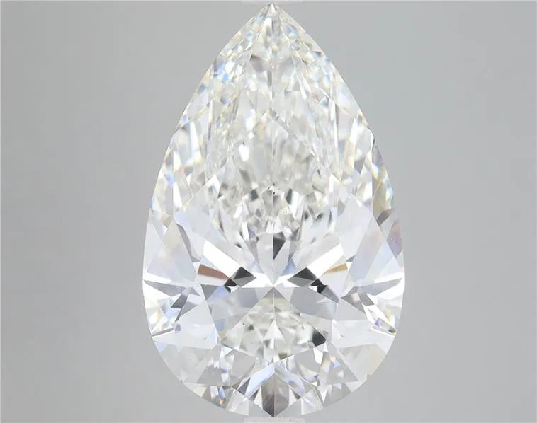 Diamant de laboratoire de 8,09 ct en forme de poire (couleur G, pureté VS2, IGI)