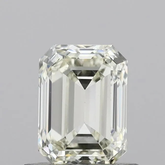 Diamant naturel émeraude de 1,00 ct (couleur J, pureté VVS2, certifié IGI)