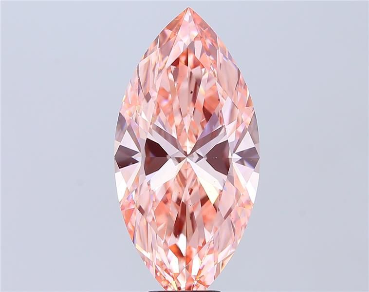 8.03 Carat Marquise Cut Fancy Pink