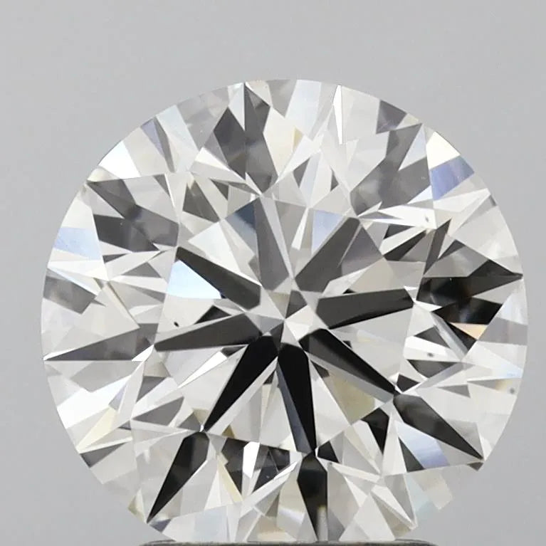 Diamant rond de 2,70 ct cultivé en laboratoire (couleur G, pureté VS1, ID de coupe, IGI)