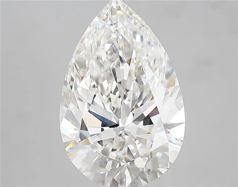 Diamant de laboratoire de 4,03 ct en forme de poire (couleur G, pureté VS1, taille VG, GIA)