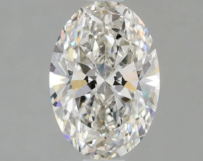 Diamant ovale de 1,03 ct cultivé en laboratoire (couleur H, pureté VS1, certifié IGI)