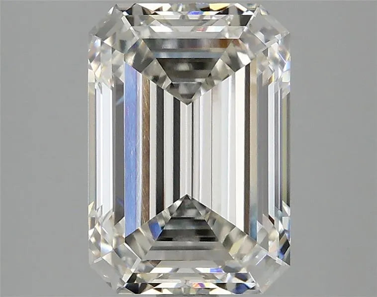 Diamant émeraude de 2,98 ct cultivé en laboratoire (couleur G, pureté VVS1, certifié IGI)