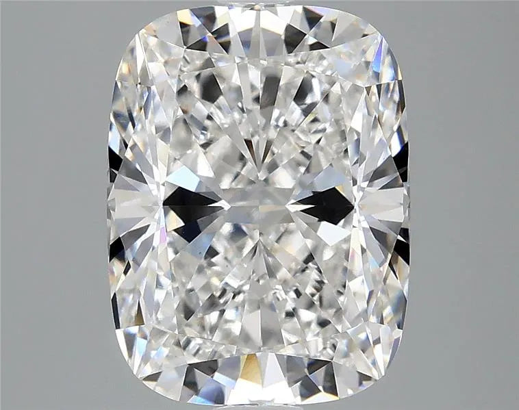 Diamant de laboratoire taille coussin brillant de 4,73 ct (couleur F, pureté VVS2, certifié IGI)