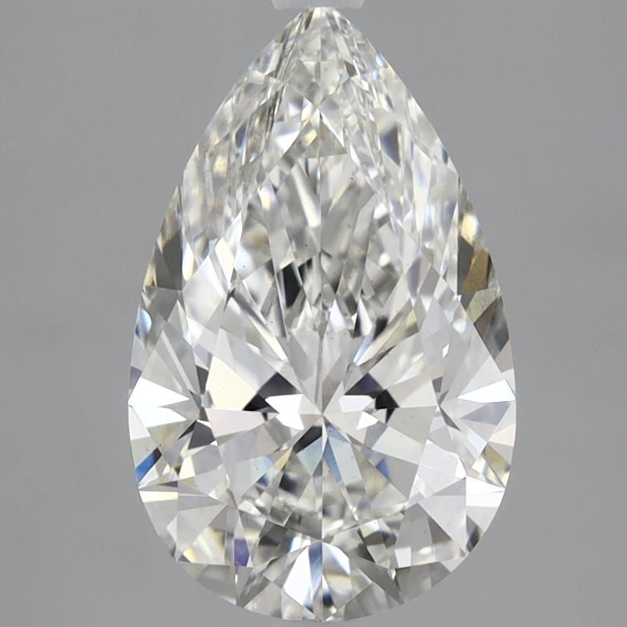 2.8 Carat G-VS1 Pear Lab Diamond