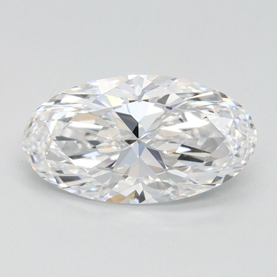 1.05 Carat D-IF Oval Lab Diamond