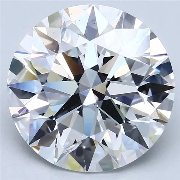 Diamant naturel rond de 7,85 ct (couleur F, pureté VS1, taille EX, certifié GIA)