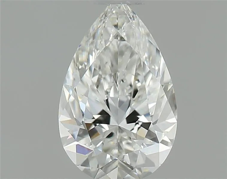 Diamant de laboratoire de 0,50 ct en forme de poire (couleur F, pureté IF, certifié IGI)