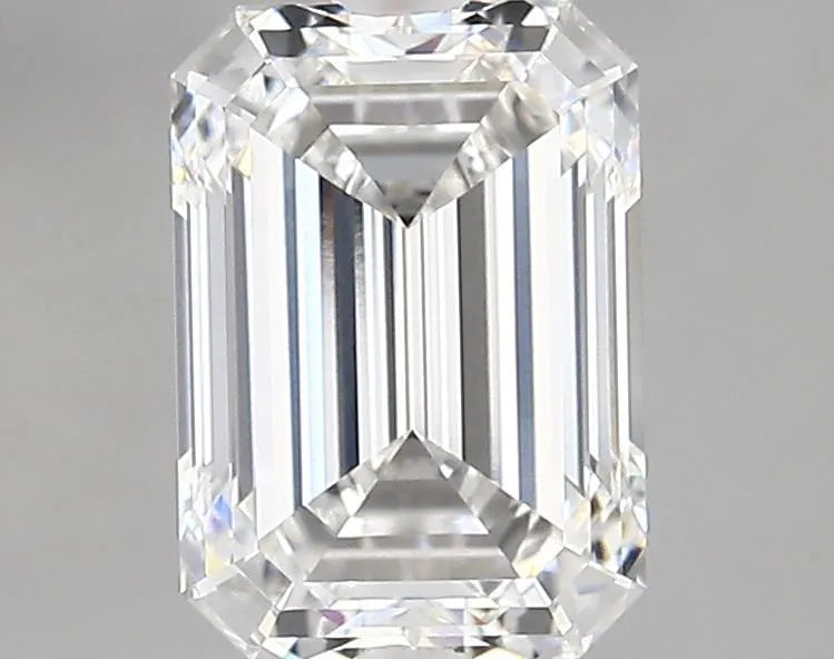 Diamant émeraude de 2,04 ct cultivé en laboratoire (couleur E, pureté VVS1, IGI)