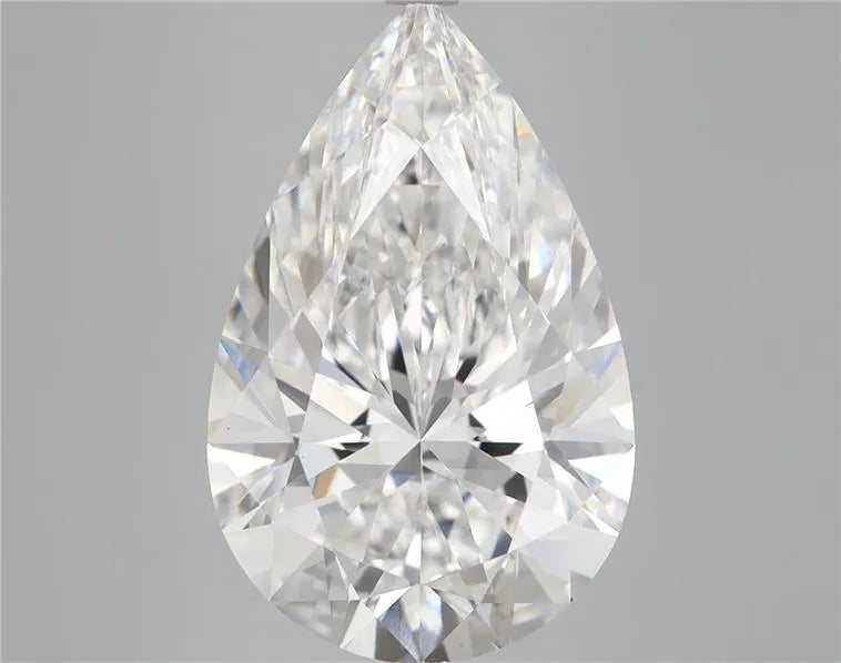 Diamant de laboratoire de 7,04 ct en forme de poire (couleur D, pureté VVS2, IGI)