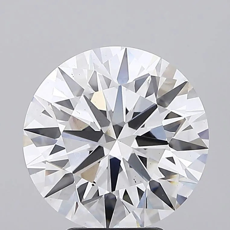 Diamant rond de 5,50 ct cultivé en laboratoire (couleur F, pureté VS2, ID de coupe, certifié IGI)