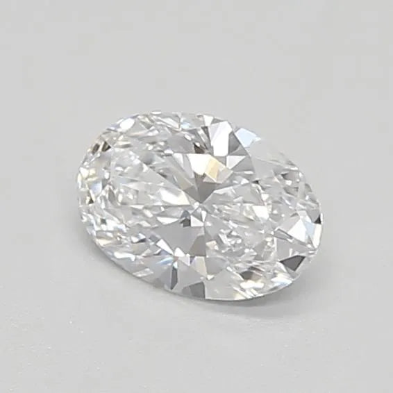 Diamant ovale de 0,30 ct cultivé en laboratoire (couleur D, pureté VVS2, IGI)