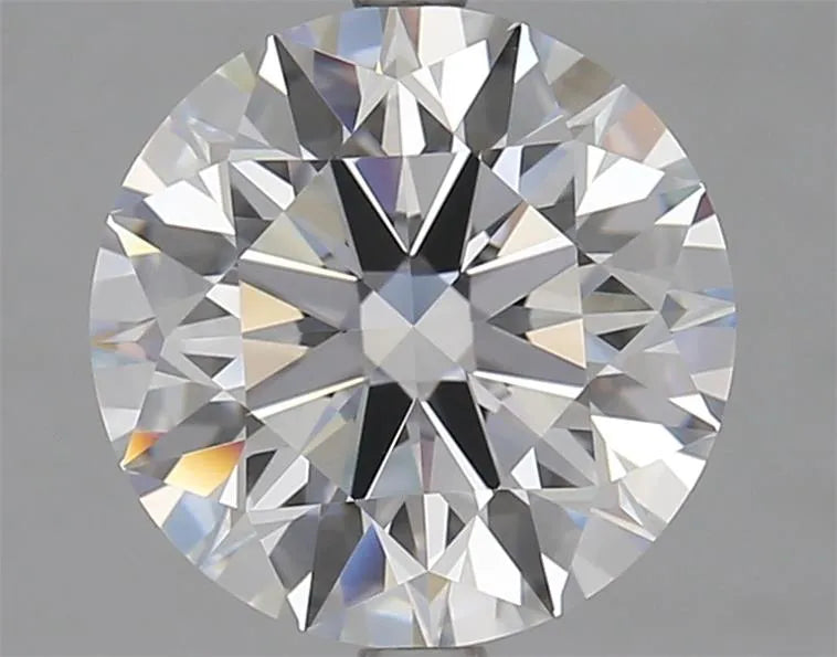 Diamant rond de 3,71 ct cultivé en laboratoire (couleur G, clarté VVS2, ID de coupe, certifié IGI)