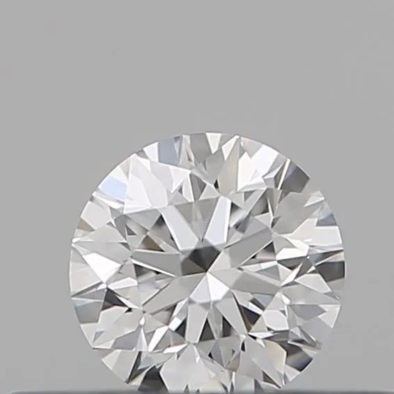 Diamant naturel rond de 0,04 ct (couleur D, pureté VS1, taille VG, IGI)