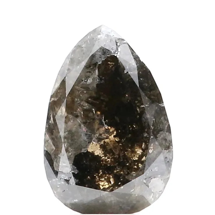 Diamant naturel en forme de poire de 1,95 ct (clarté I3, taille VG, non certifié)