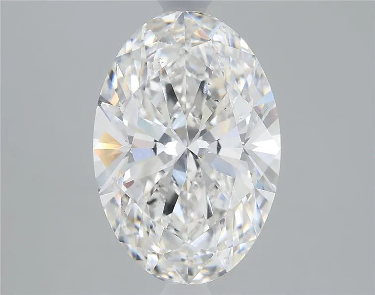 Diamant ovale de 3,10 ct cultivé en laboratoire (couleur F, pureté VS1, IGI)