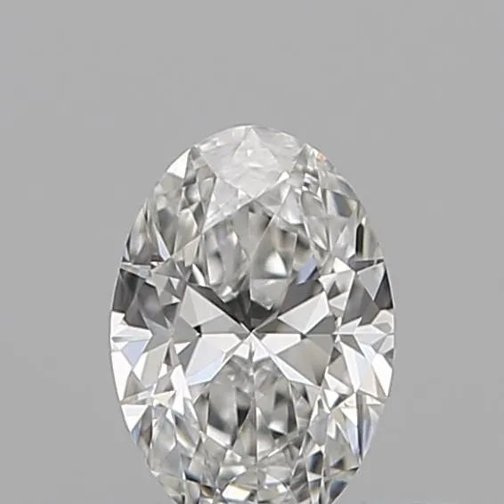 Diamant naturel ovale de 0,18 ct (couleur H, pureté VS1, GIA)