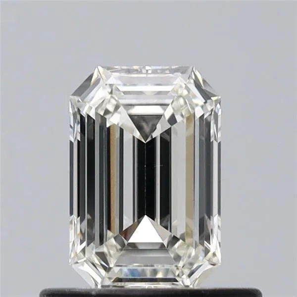 Diamant naturel émeraude de 0,52 ct (couleur J, pureté VS1, GIA)