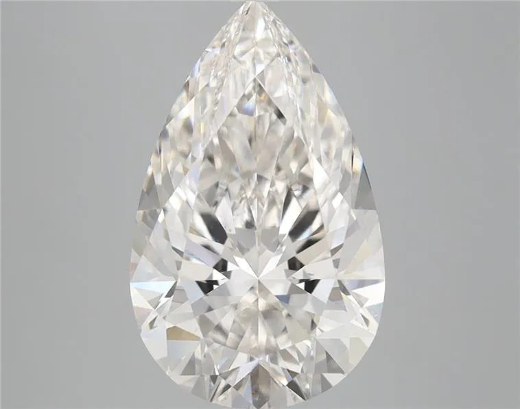 Diamant de laboratoire de 4,06 ct en forme de poire (couleur G, pureté VS2, GIA)