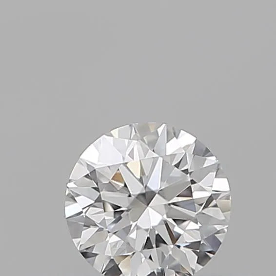 Diamant naturel rond de 0,04 ct (couleur D, pureté VVS2, taille VG, certifié IGI)