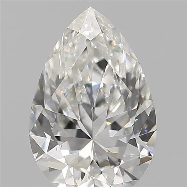 Diamant naturel poire de 0,06 ct (couleur G, pureté VS1, taille VG, certifié IGI)