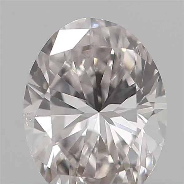 0.22ct Oval Natural Diamond (Colour Very Light Pink, Clarity SI1, GIA Certified)