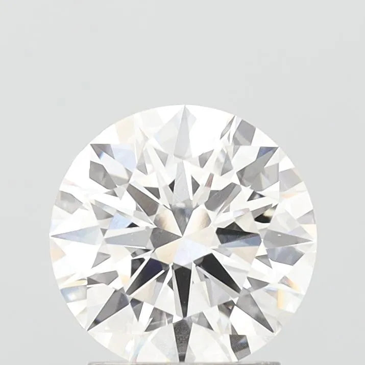 Diamant rond de 2,00 ct cultivé en laboratoire (couleur D, pureté VS1, taille EX, certifié GIA)