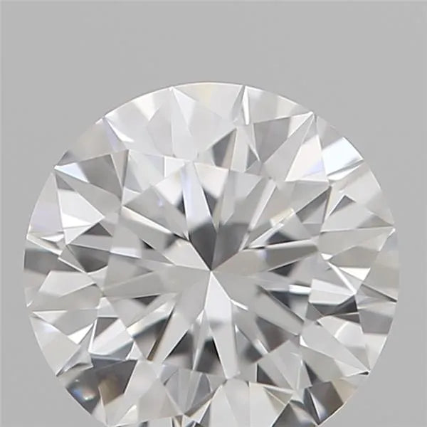 Diamant naturel rond de 0,04 ct (couleur F, pureté VVS1, taille EX, IGI)