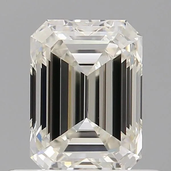 Diamant naturel émeraude de 0,70 ct (couleur J, pureté VVS2, GIA)