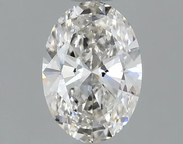 Diamant ovale de 0,98 ct cultivé en laboratoire (couleur F, pureté VVS2, IGI)