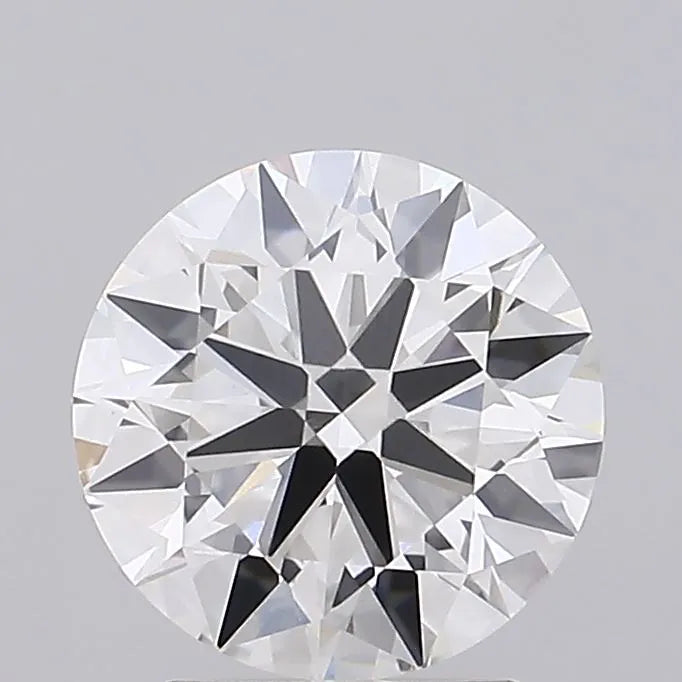 Diamant rond de 2,58 ct cultivé en laboratoire (couleur G, clarté VVS2, ID de coupe, certifié IGI)