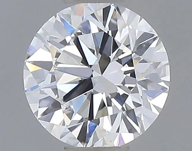 Diamant rond de 0,50 ct cultivé en laboratoire (couleur E, pureté VS2, taille VG, IGI)