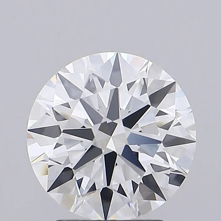 Diamant rond de 2,51 ct cultivé en laboratoire (couleur D, pureté IF, ID de coupe, certifié IGI)