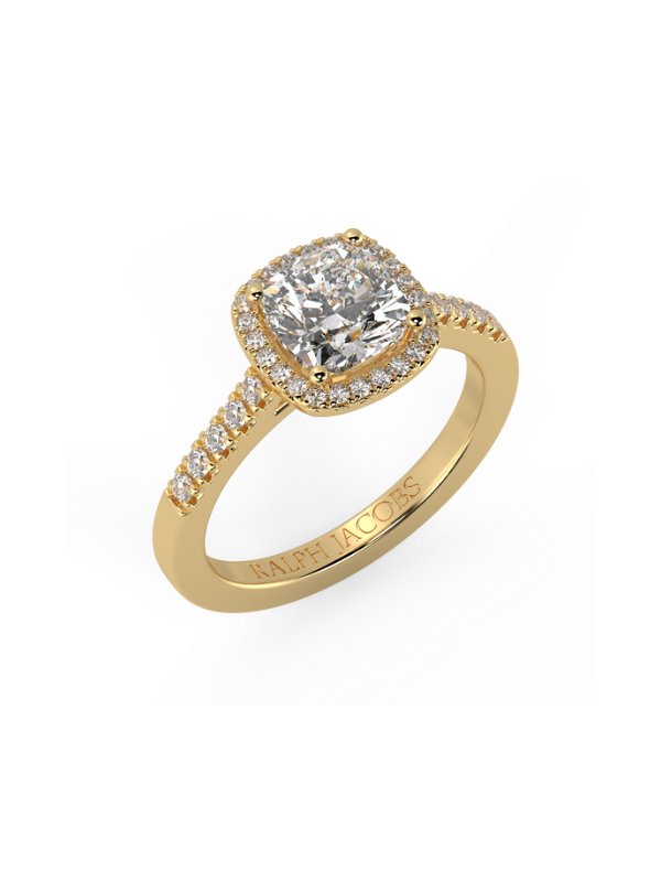Adeline Cushion Diamond Engagement Ring