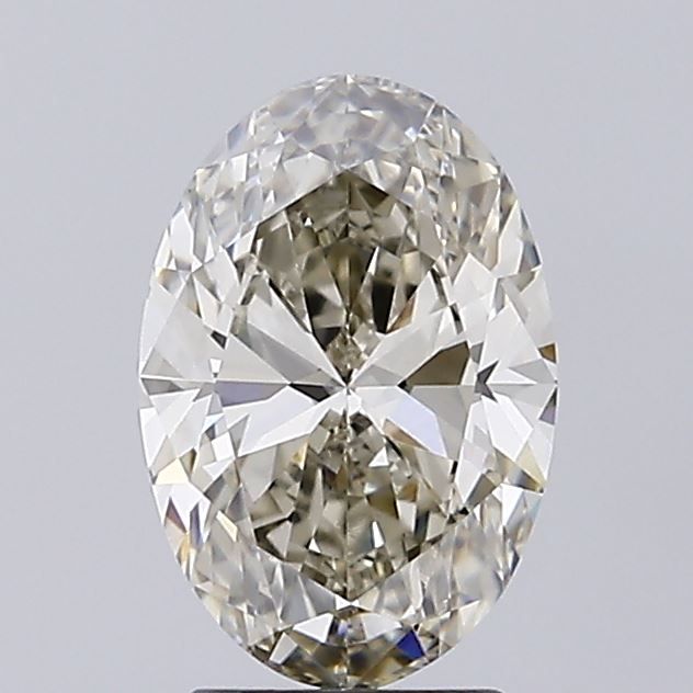 2.50 Carat Oval Cut Fancy Grey