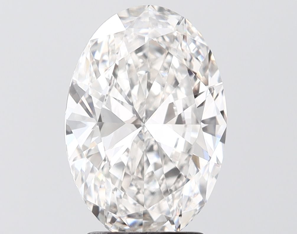 2.84 Carat F-VVS2 Oval Lab Diamond