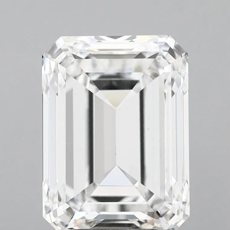 3.00ct Emerald Lab Grown Diamond (Colour D, Clarity VVS2, IGI Certified)