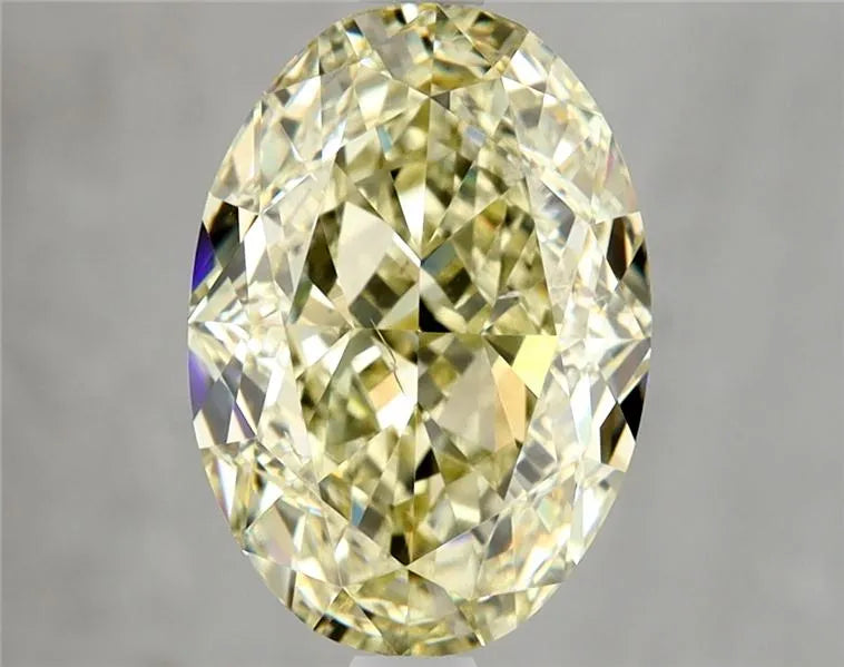 3.01ct Oval Natural Diamond (Colour Fancy Yellow, Clarity SI1, GIA Certified)