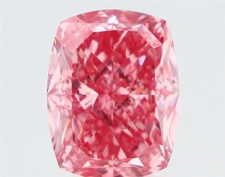 3.11ct Cushion brilliant Natural Diamond (Colour Fancy Vivid Pink, Clarity VVS1, GIA Certified)