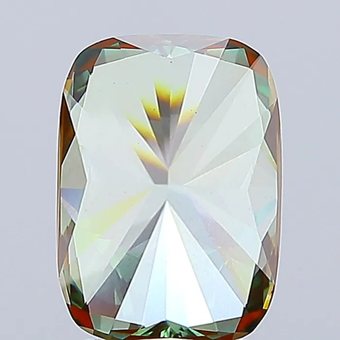 3.19ct Cushion modified Lab Grown Diamond (Colour Fancy Vivid Green, Clarity VS1, IGI Certified)