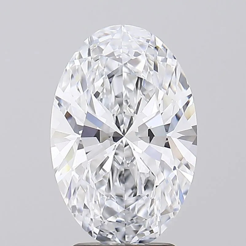 3.30ct Oval Lab Grown Diamond (Colour E, Clarity IF, IGI Certified)