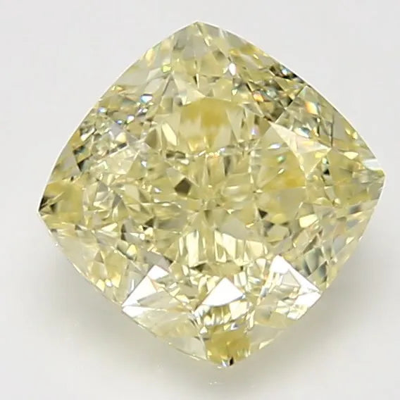3.50ct Cushion brilliant Natural Diamond (Colour Fancy Yellow, Clarity VVS2, GIA Certified)
