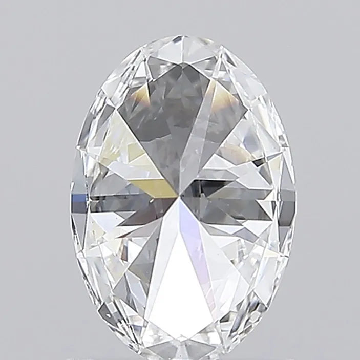 Diamant ovale de 1,07 ct cultivé en laboratoire (couleur D, pureté VVS2, certifié IGI)