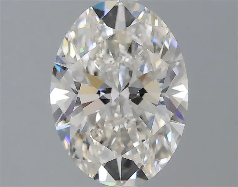 Diamant ovale de 1,50 ct cultivé en laboratoire (couleur H, pureté VS2, certifié IGI)