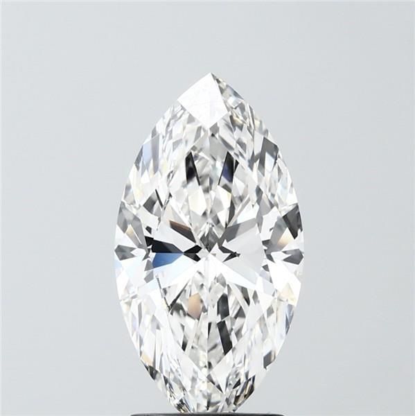 2.51 Carat F-VVS2 Marquise Lab Diamond