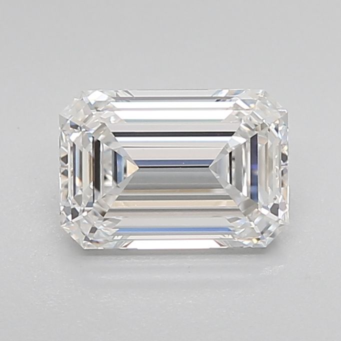 Diamant de laboratoire émeraude E-VVS1 de 1,50 carat