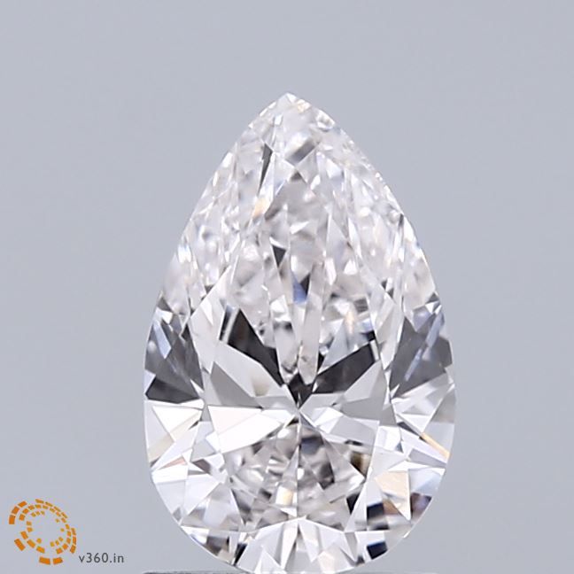1.07 Carat H-VVS2 Pear Lab Diamond